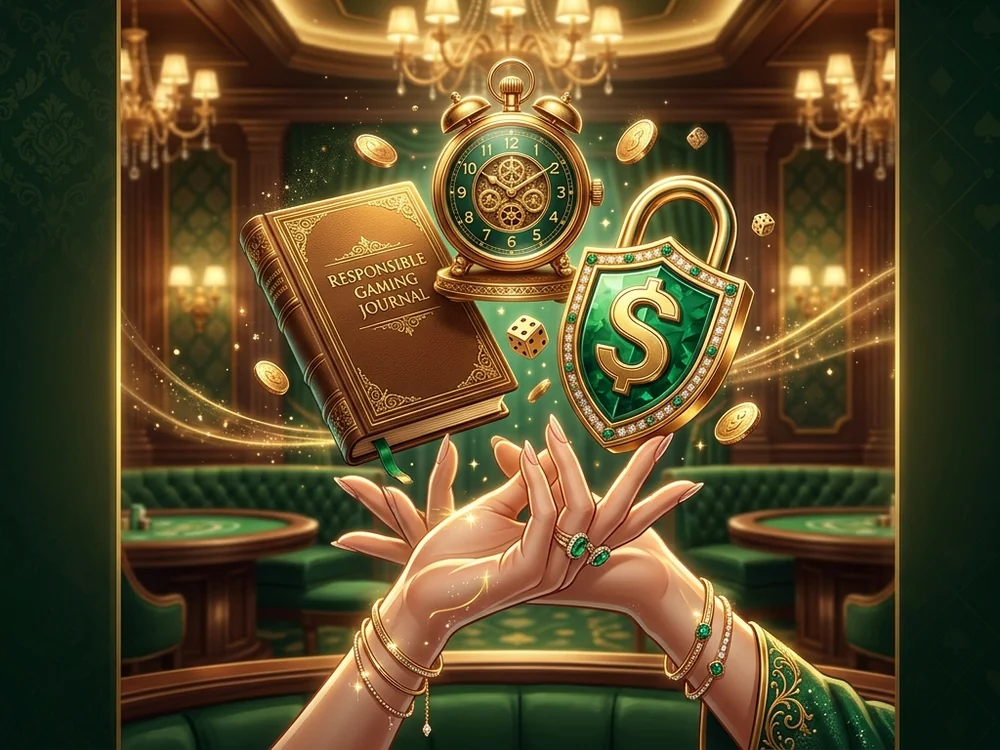 Ilustração da mente humana e elementos de jogo, representando a psicologia da aposta da sorte no lucky bet