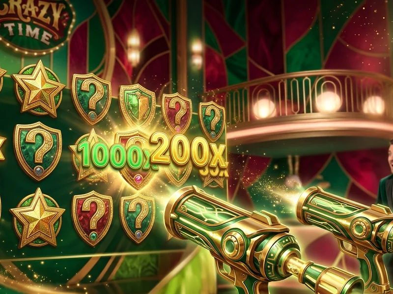 Interface de jogo Crazy Time com opções de aposta