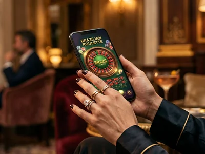 Visão aérea de uma mesa de roleta com fichas em apostas externas como vermelho/preto, par/ímpar, e dúzias, mostrando estratégias de jogo