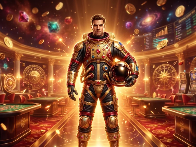 Colagem de ícones representando segurança, jogos variados e suporte da lucky bet
